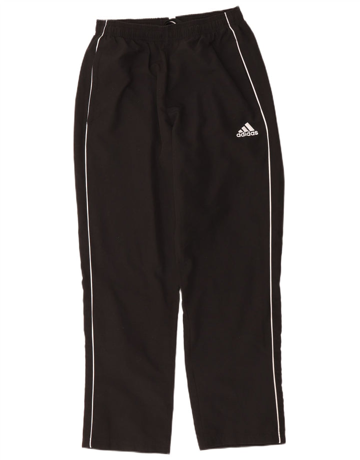 Pantaloni de trening Adidas pentru bărbați, poliester mediu negru