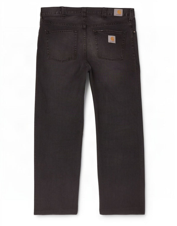 Blugi drepti pentru bărbați Carhartt W32 L30 bumbac negru