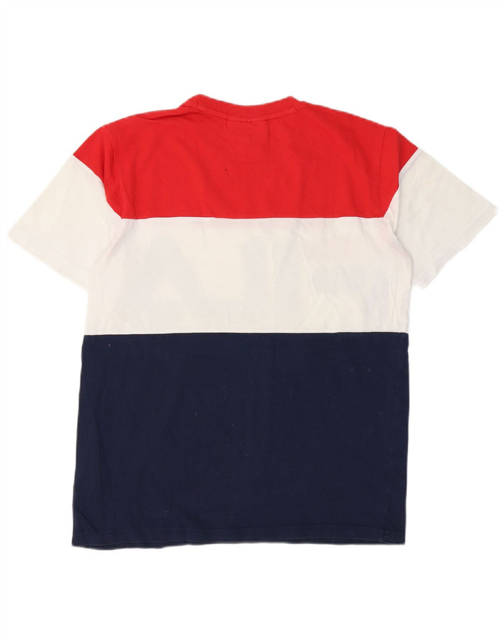 Tricou cu grafică pentru bărbați FILA Top mic, multicolor, din bumbac color bloc