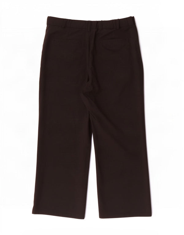 Pantaloni chino pentru femei cu talie înaltă Zara 2XL L34 L29 Poliester negru