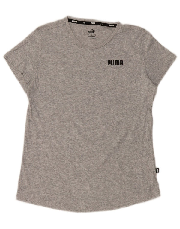 Tricou Puma Femei Top UK 12 Medium Gri Bumbac