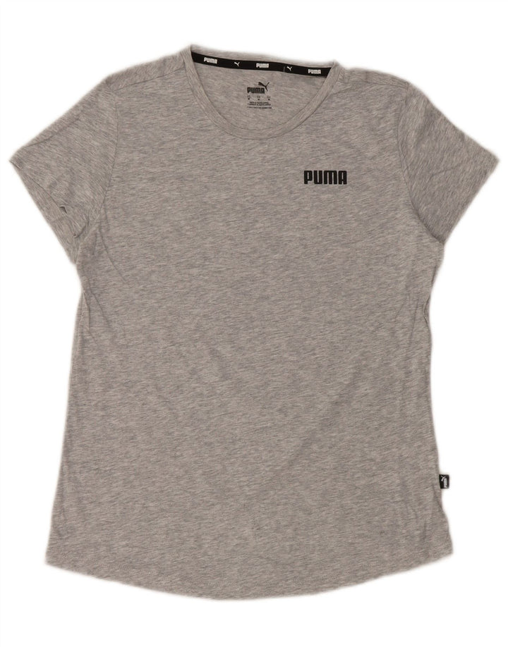 Tricou Puma Femei Top UK 12 Medium Gri Bumbac