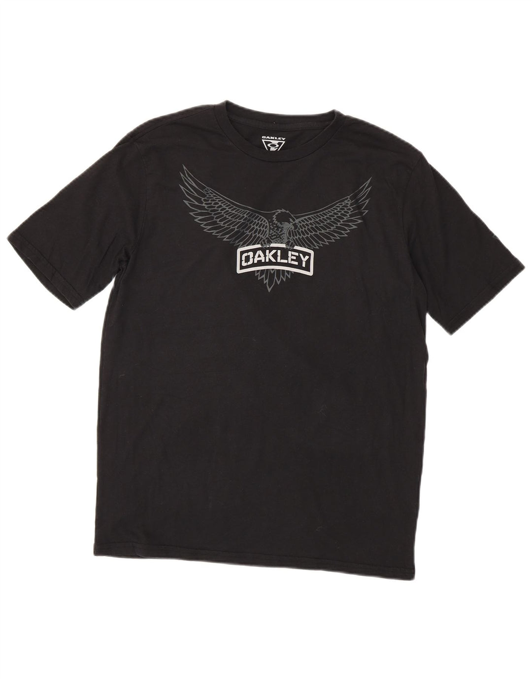Tricou grafic Oakley pentru bărbați Top mediu negru