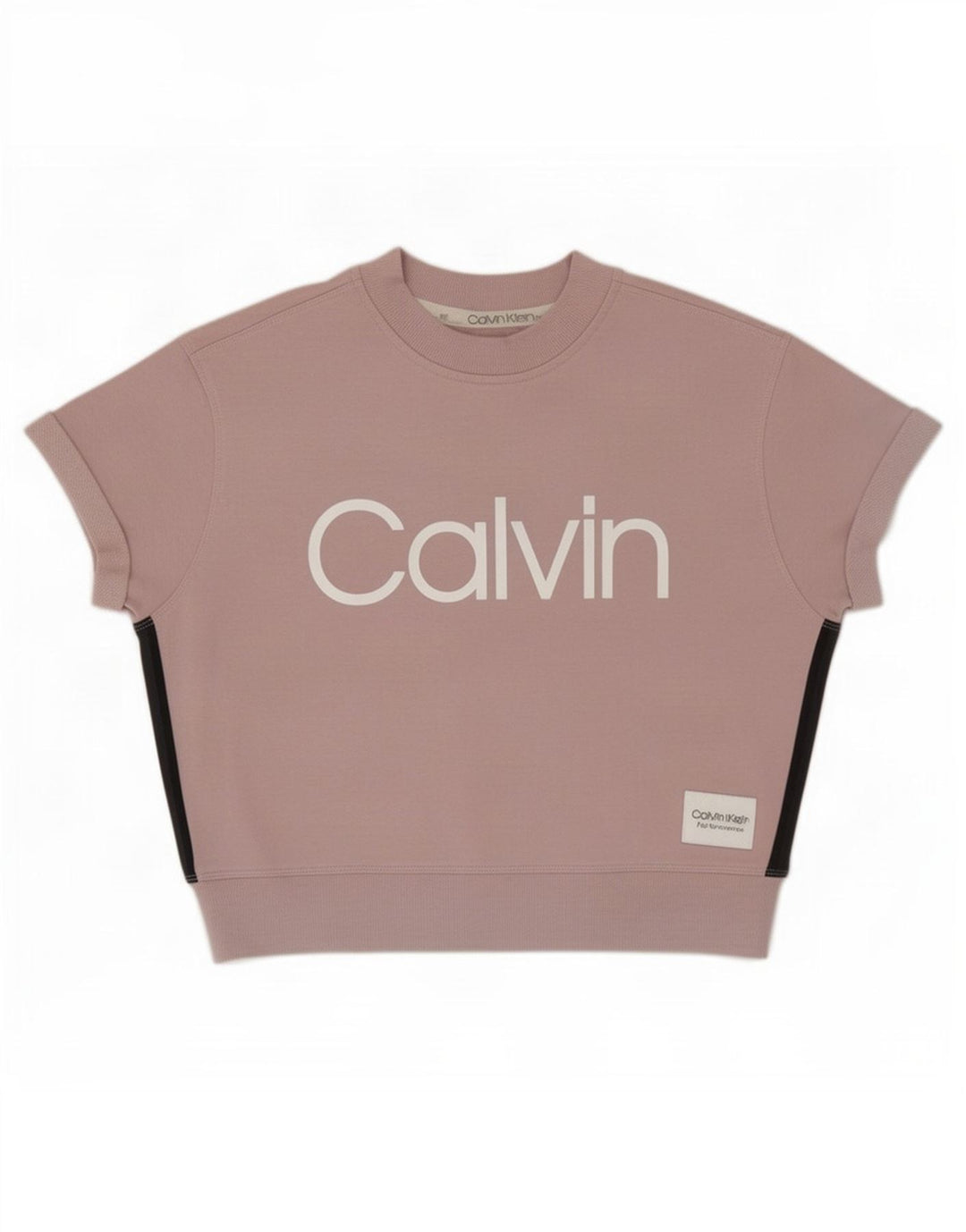 Pulover Calvin Klein pentru femei, cu grafic supradimensionat, UK 14, roz mediu