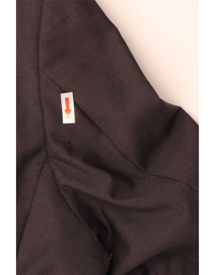 Blazer pentru bărbați Hugo Boss, cu 2 nasturi, EU 58 4XL, gri, lână virgină, clasică
