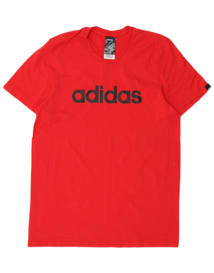 Tricou grafic ADIDAS pentru bărbați Top mic bumbac roșu
