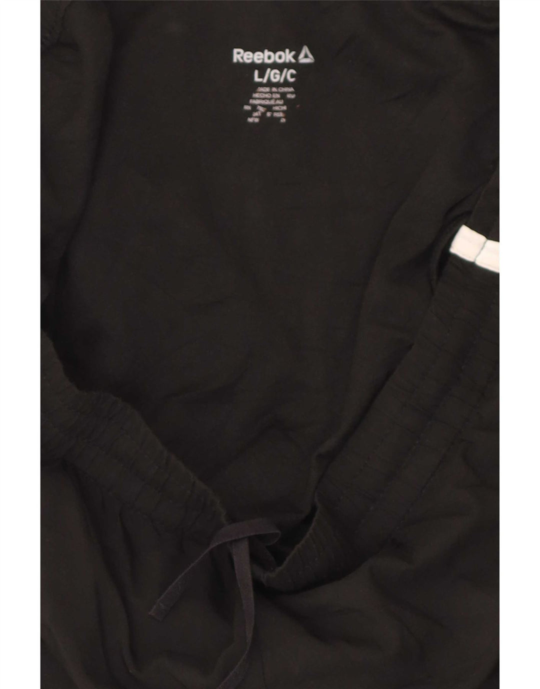 Pantaloni scurți sport obișnuiți pentru femei Reebok, mari, negri, color block