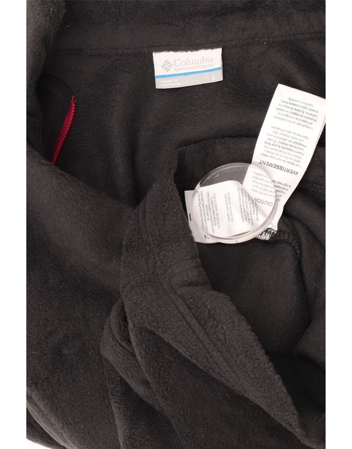 Columbia pentru femei Fleece Gilet UK 16 Large Gri Poliester