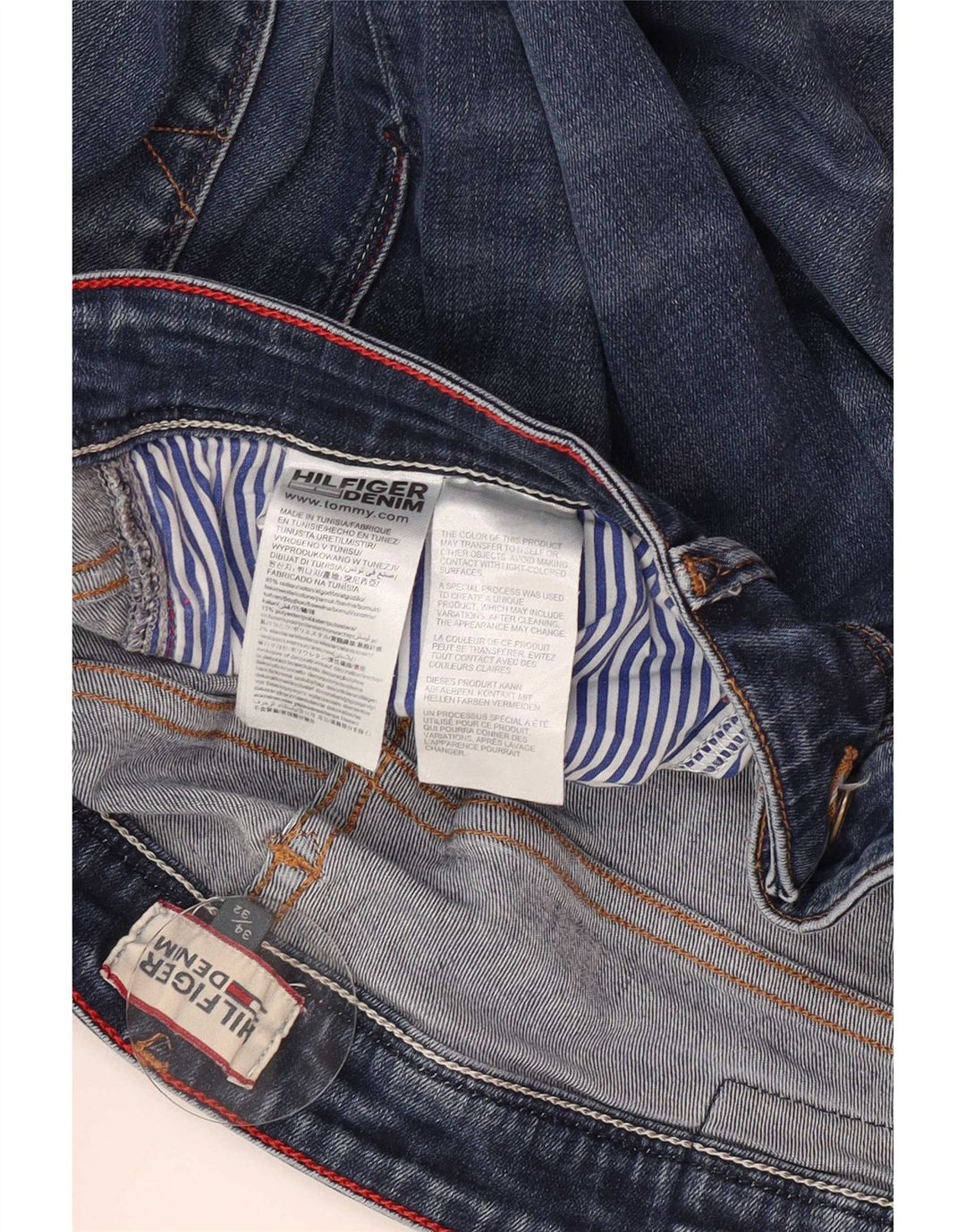 Blugi slim pentru femei Tommy Hilfiger W34 L32 bumbac albastru