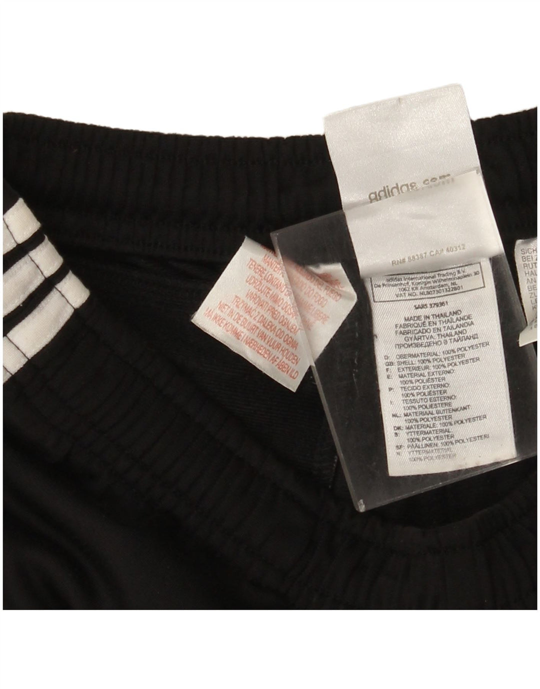 Pantaloni de trening Adidas NBA pentru bărbați, poliester mediu negru