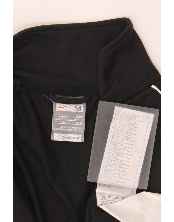 Jachetă de trening pentru femei Nike Marea Britanie 10/12, nailon mediu negru