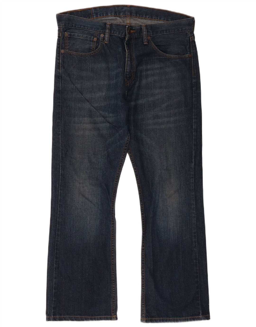 Blugi pentru bărbați Levi's 527 Bootcut W34 L30 bumbac bleumarin