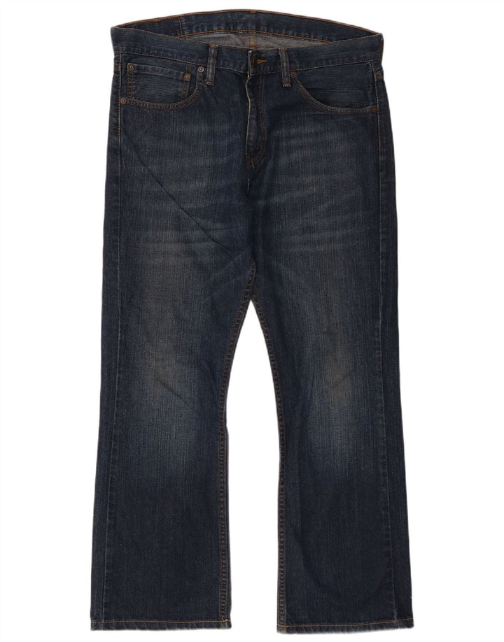 Blugi pentru bărbați Levi's 527 Bootcut W34 L30 bumbac bleumarin