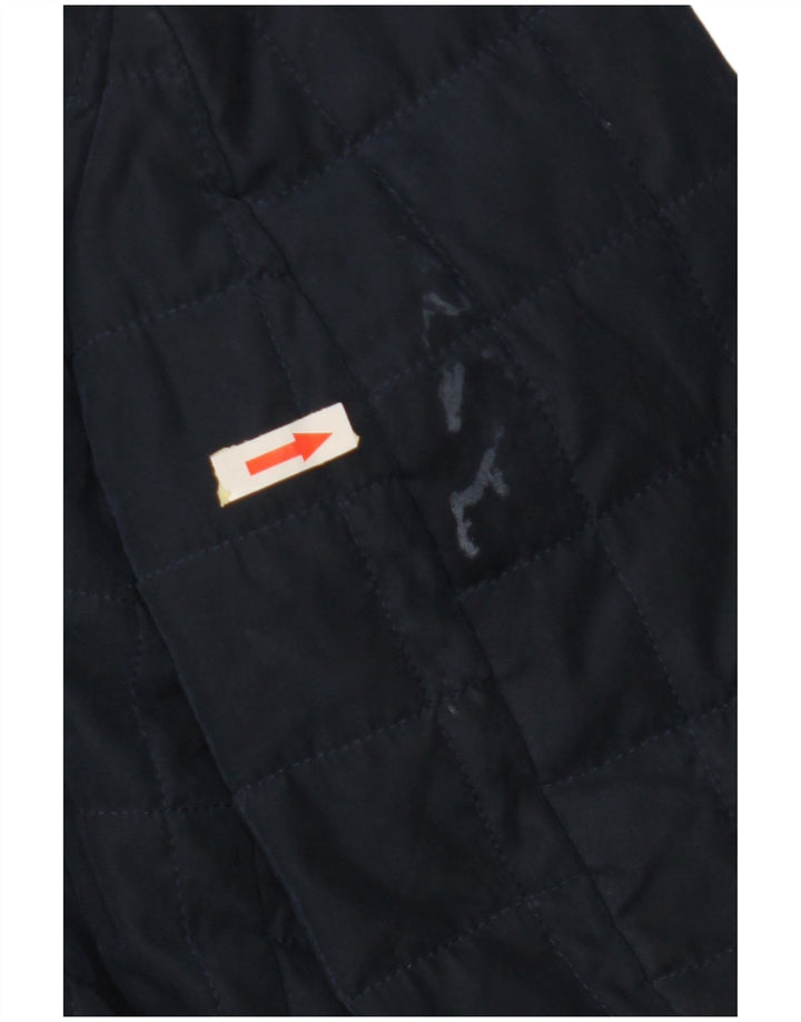 Palton căptușit cu glugă pentru femei NAUTICA UK 14 mare, poliester bleumarin