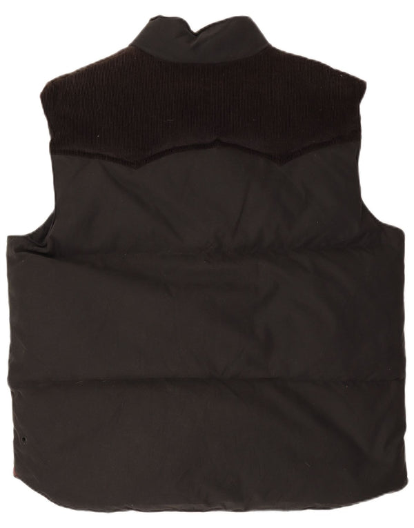 Gilet căptușit pentru bărbați Adidas UK 42 XL, negru, poliamidă color bloc