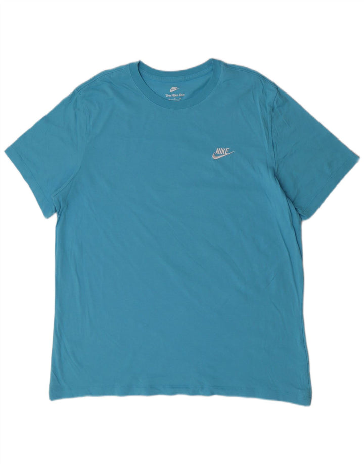 Tricou pentru bărbați Nike Top XL Bumbac albastru