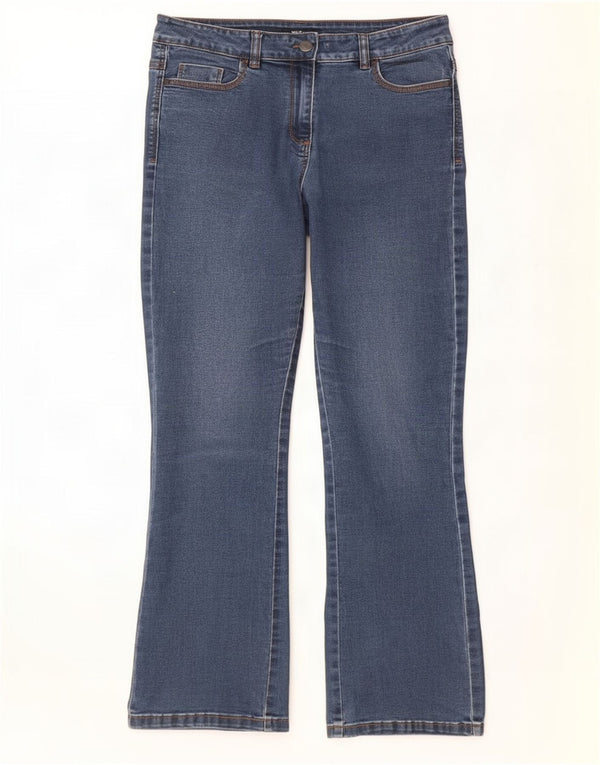 Blugi bootcut pentru femei M&Co UK 12 Medium L30 L28 Bumbac albastru