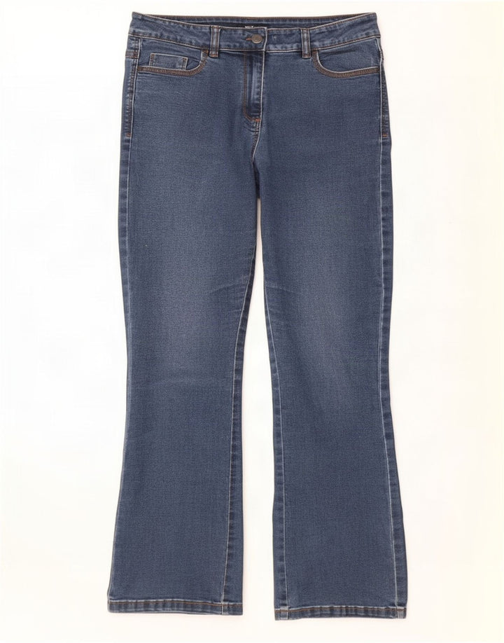 Blugi bootcut pentru femei M&Co UK 12 Medium L30 L28 Bumbac albastru