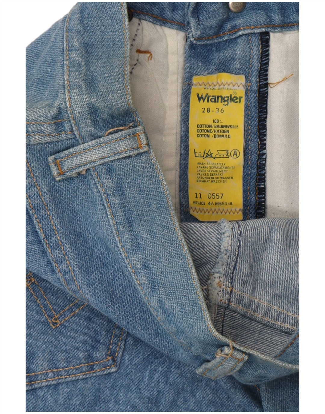 Blugi slim pentru femei Wrangler W28 L36 Bumbac albastru