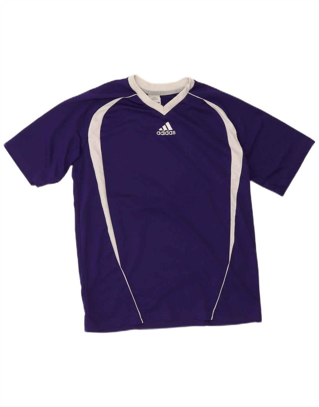 Tricou pentru bărbați Adidas Top mic violet din poliester color bloc