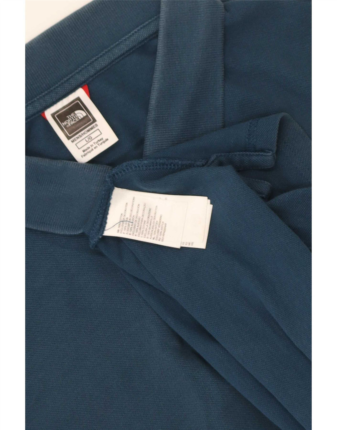 Tricou polo pentru bărbați The North Face, mare, albastru, bumbac