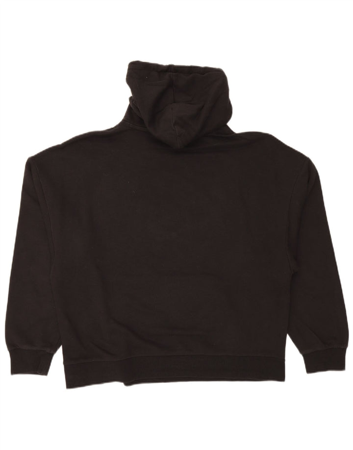 Pulover cu glugă cu grafic PUMA pentru femei UK 16, mare, negru, bumbac