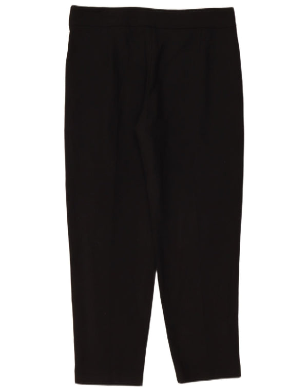 French Connection Pantaloni tăiați pentru femei UK 12 Medium W32 L26 Negru
