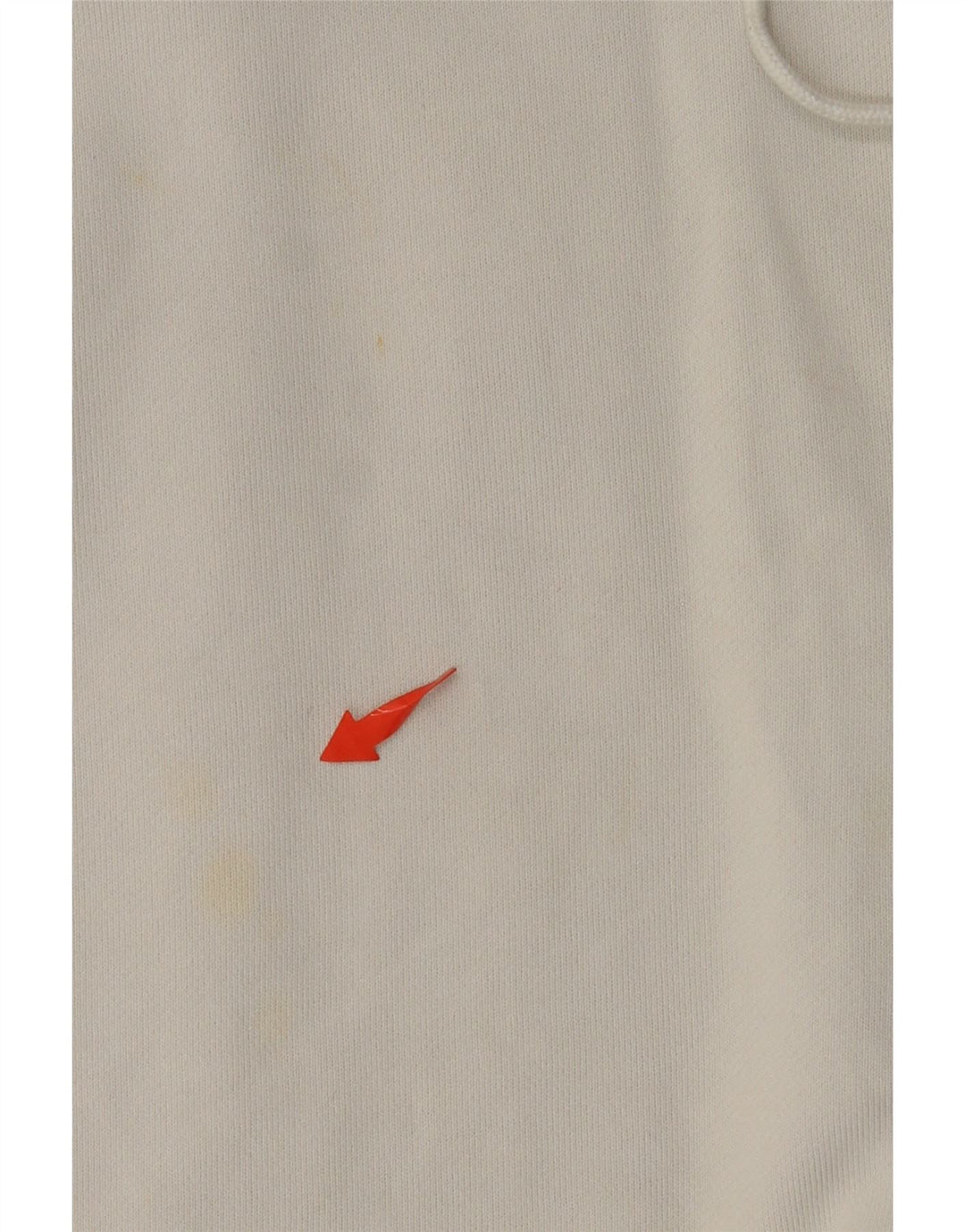 Pulover oversize crop hoodie ADIDAS pentru femei UK 8 mic bumbac alb