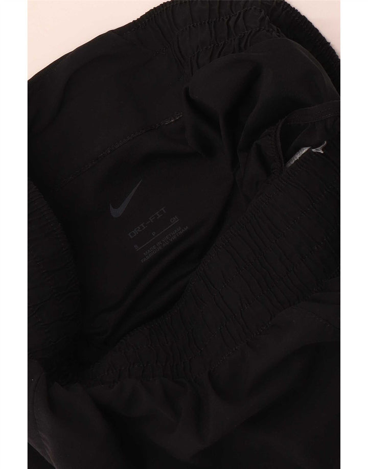 Pantaloni scurti sport grafic Nike pentru femei UK 10, poliester negru mic
