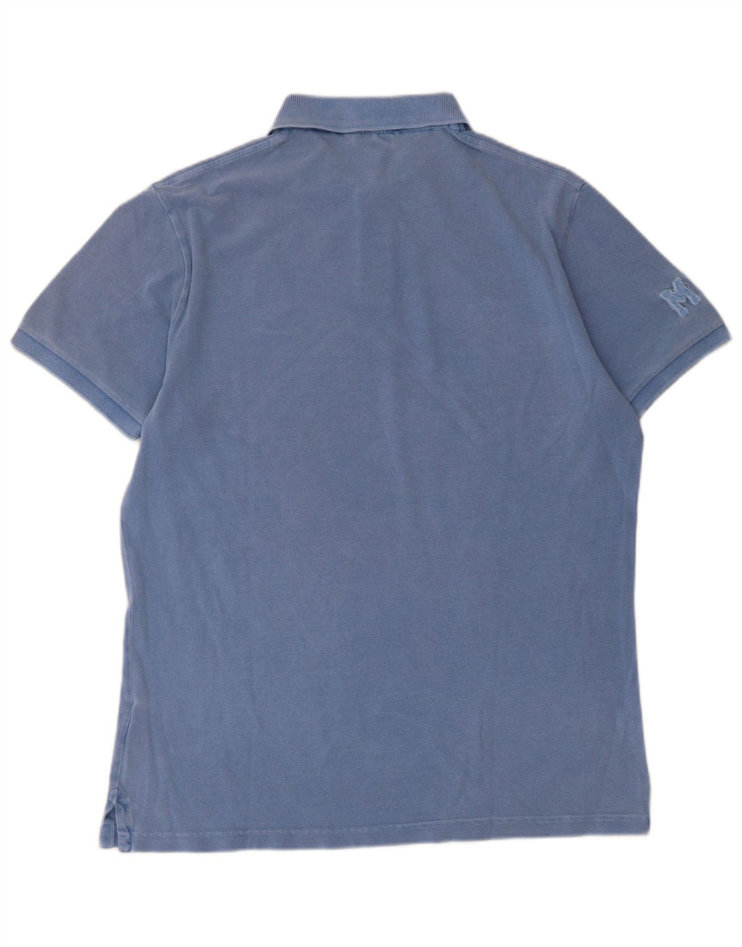 Tricou polo cu grafică Marlboro Classics pentru bărbați, bumbac albastru mare
