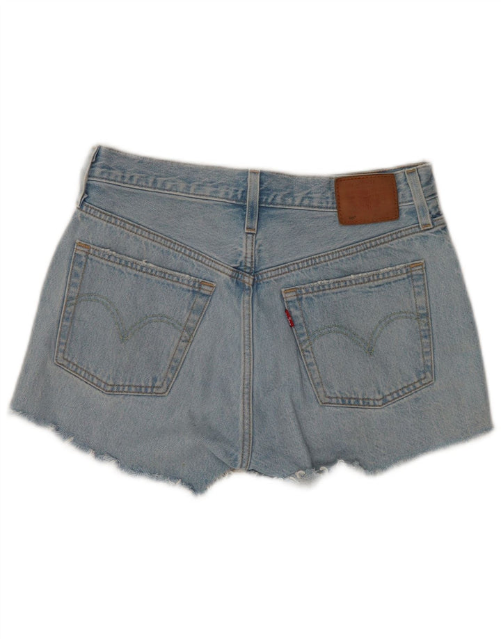 Pantaloni scurți din blugi Levi's W27 Small Blue Bumbac