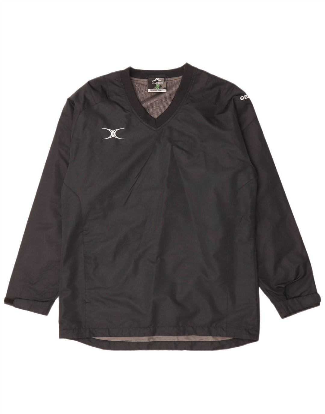 Jachetă de vânt pentru bărbați VINTAGE Pullover UK 34 XS Poliester gri