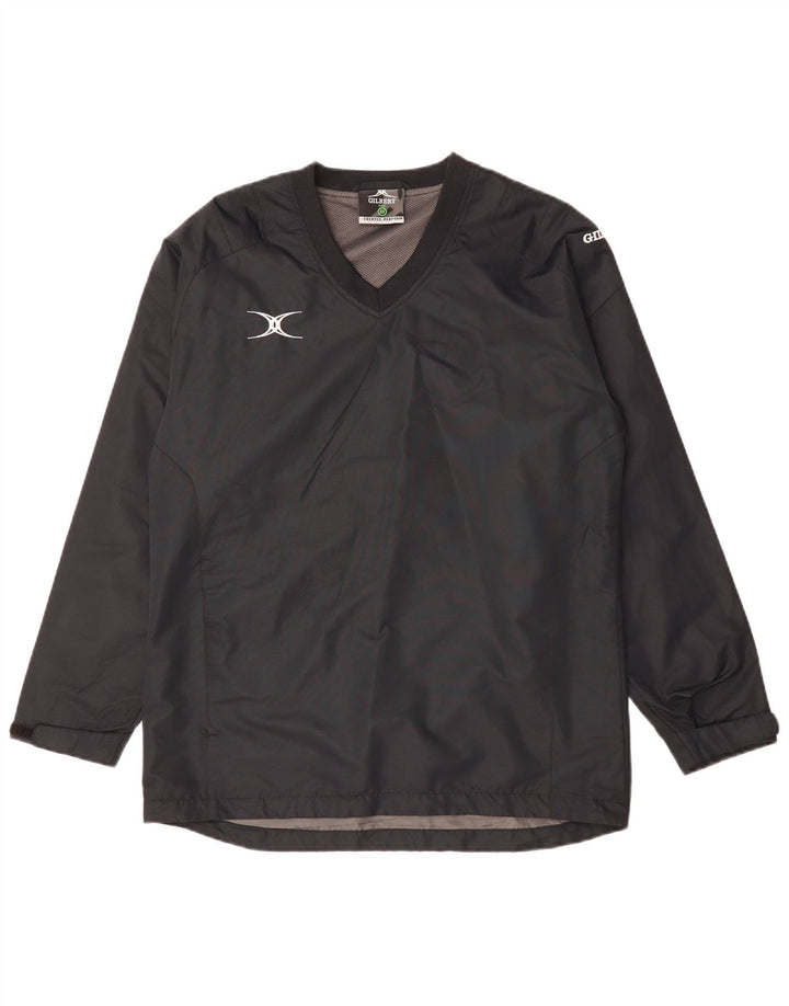 Jachetă de vânt pentru bărbați VINTAGE Pullover UK 34 XS Poliester gri