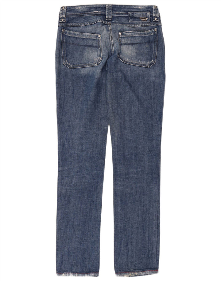 Blugi Distressed drepte pentru femei Diesel W30 L32 Bumbac albastru