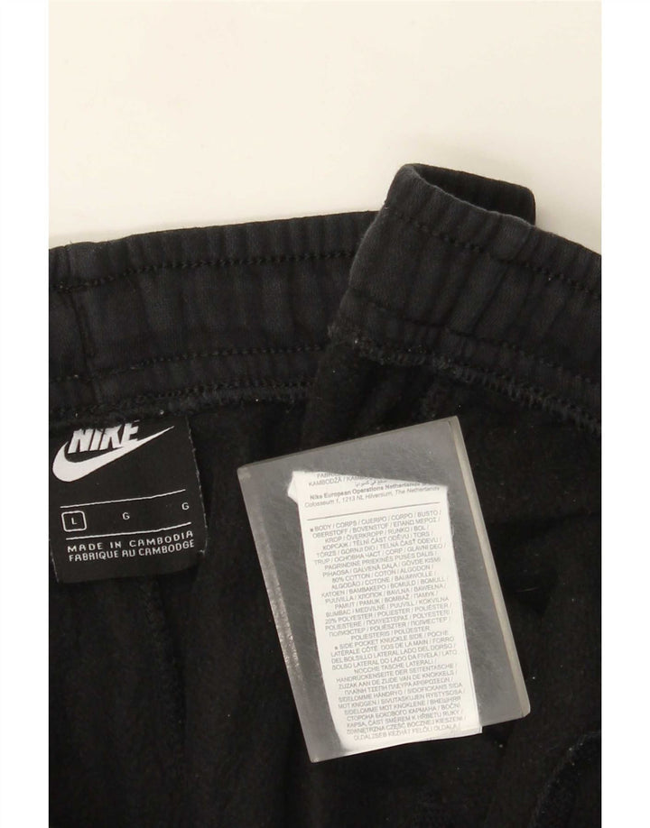 Pantaloni de trening Nike pentru bărbați Joggeri mari, negru, bumbac