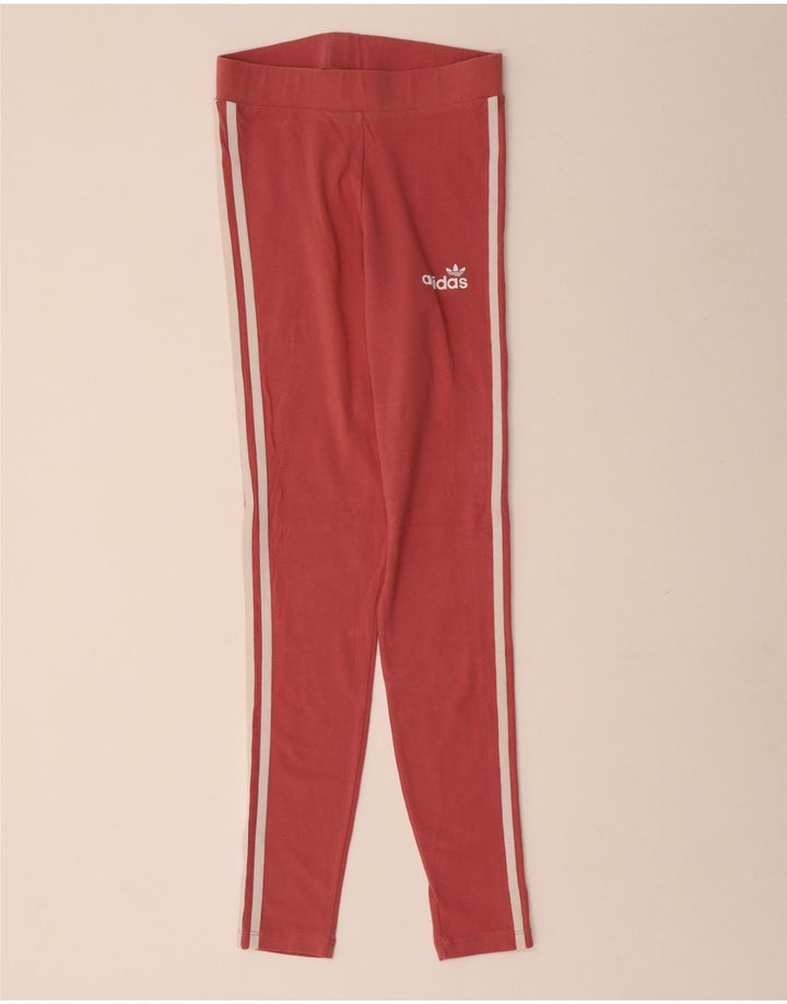 Leggings pentru femei ADIDAS UK 8 mic bumbac roz