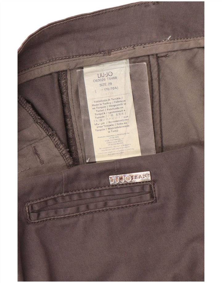 Pantaloni chino subțiri pentru femei LIU JO L29 L31 gri