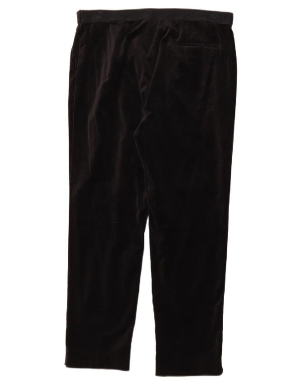 Pantaloni chino drepti pentru femei Marks & Spencer UK 14 Large W34 L27 Black