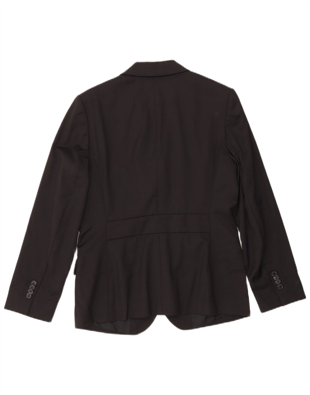 BROOKS BROTHERS Jachetă Blazer cu 2 nasturi pentru femei US 6 Medium Negru Lână