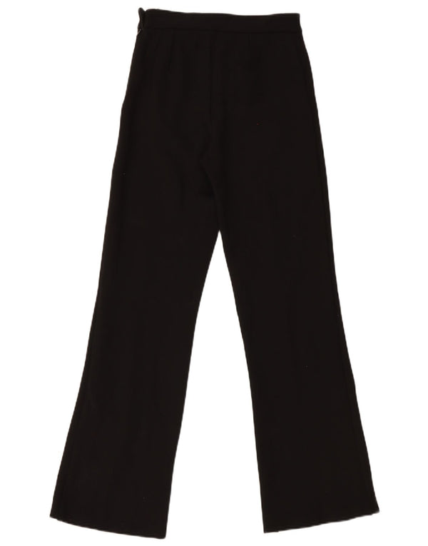 Pantaloni casual pentru femei Flare Zara XS W24 L30 Poliester negru