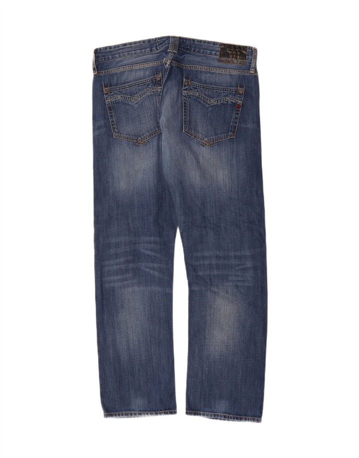 Replay Newbill Straight Jeans W34 L30 albastru pentru bărbați