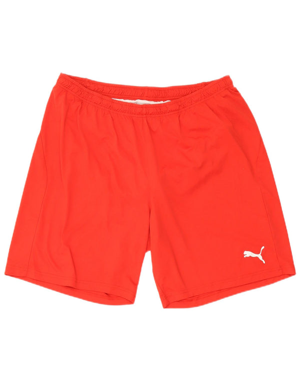 Pantaloni scurți sport pentru bărbați Puma 2XL poliester roșu