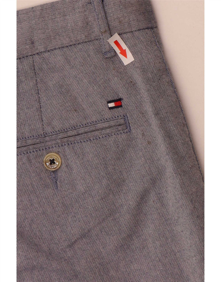 Pantaloni scurți chino obișnuiți pentru bărbați Tommy Hilfiger W34, bumbac albastru mare
