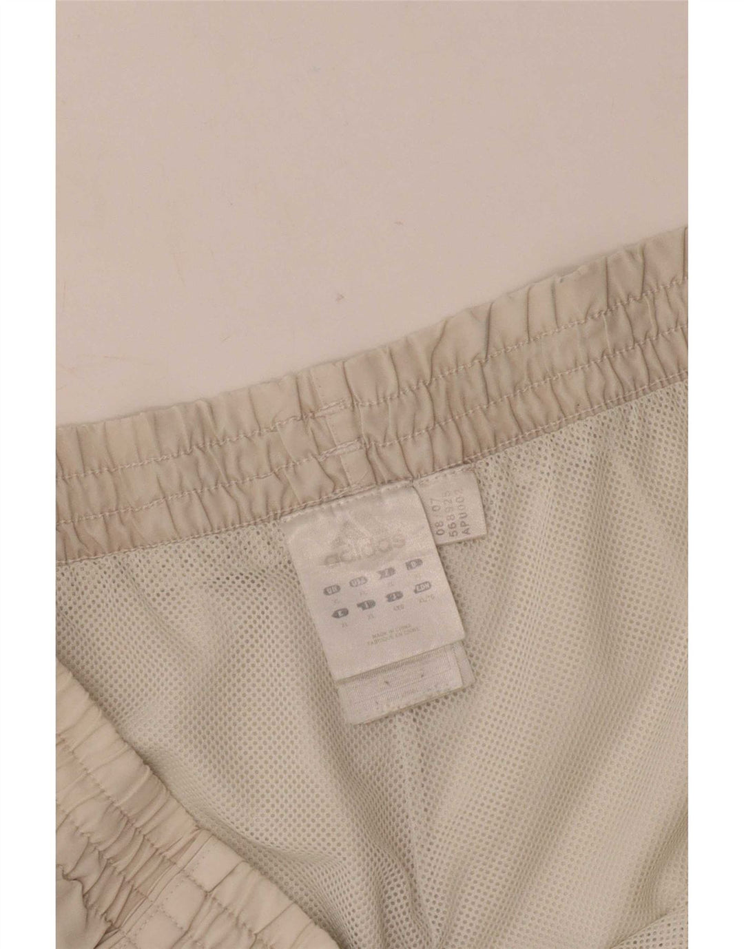 Pantaloni scurți sport pentru bărbați Adidas XL din poliester alb
