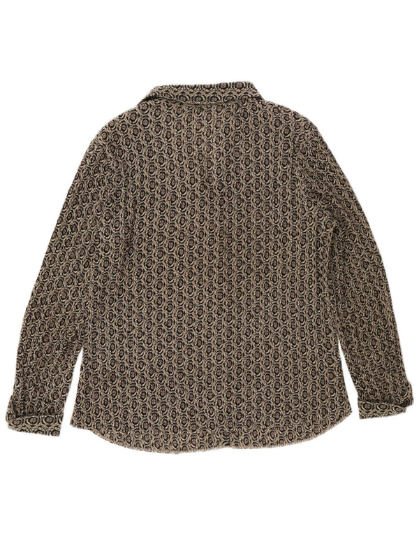 Cămașă formală pentru femei Marks & Spencer UK 18 XL gri geometric
