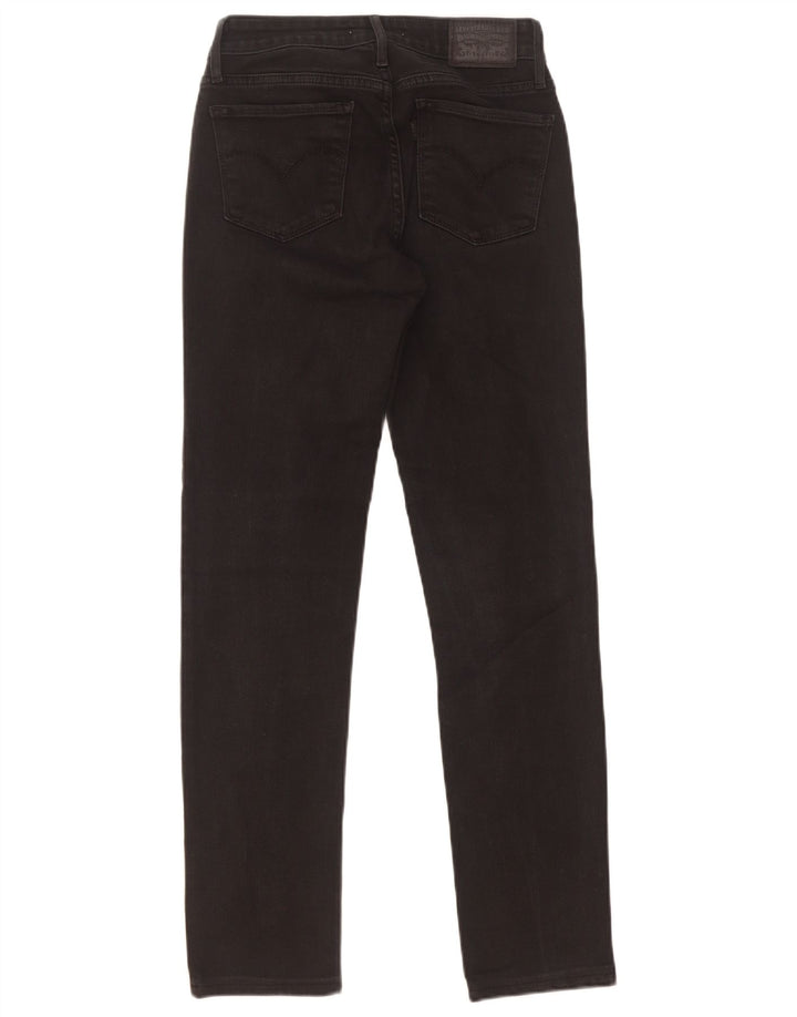 Blugi Levi's 712 Slim pentru femei W25 L29 negri