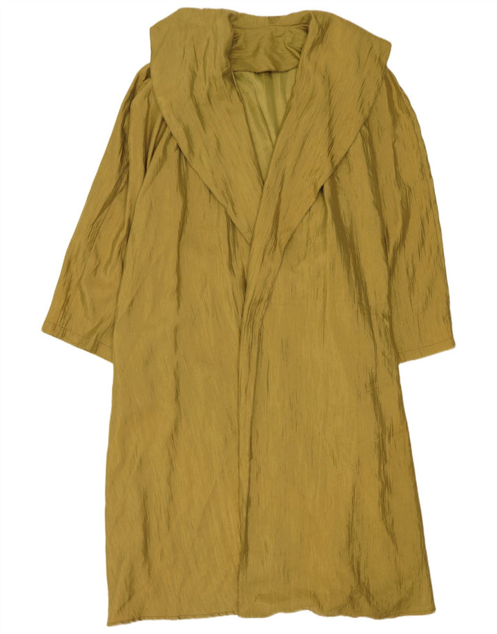 Pardesiu supradimensionat pentru femei Vintage UK 14 Poliester kaki mediu