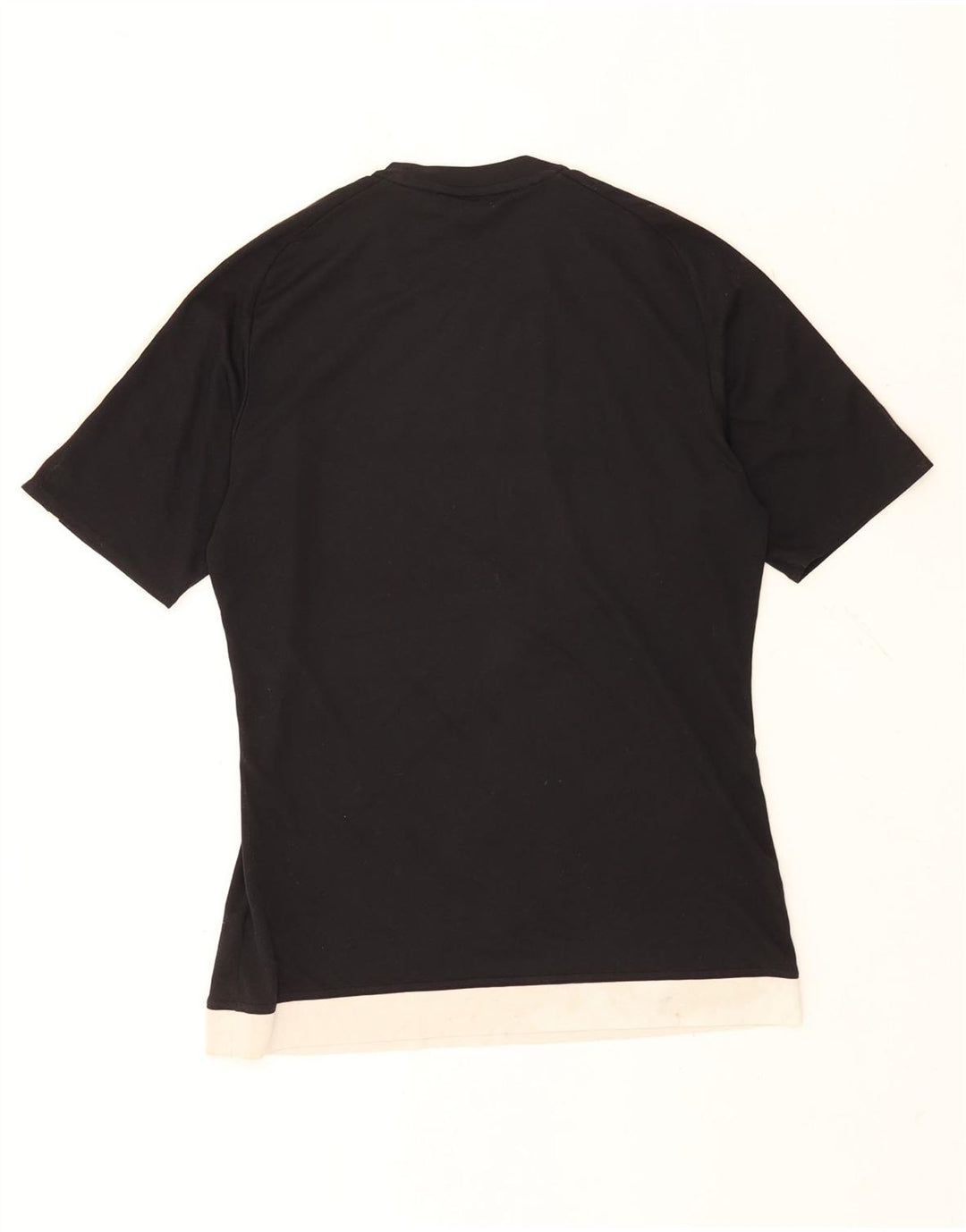 Tricou ADIDAS Climalite pentru bărbați Top mic, negru, poliester color bloc