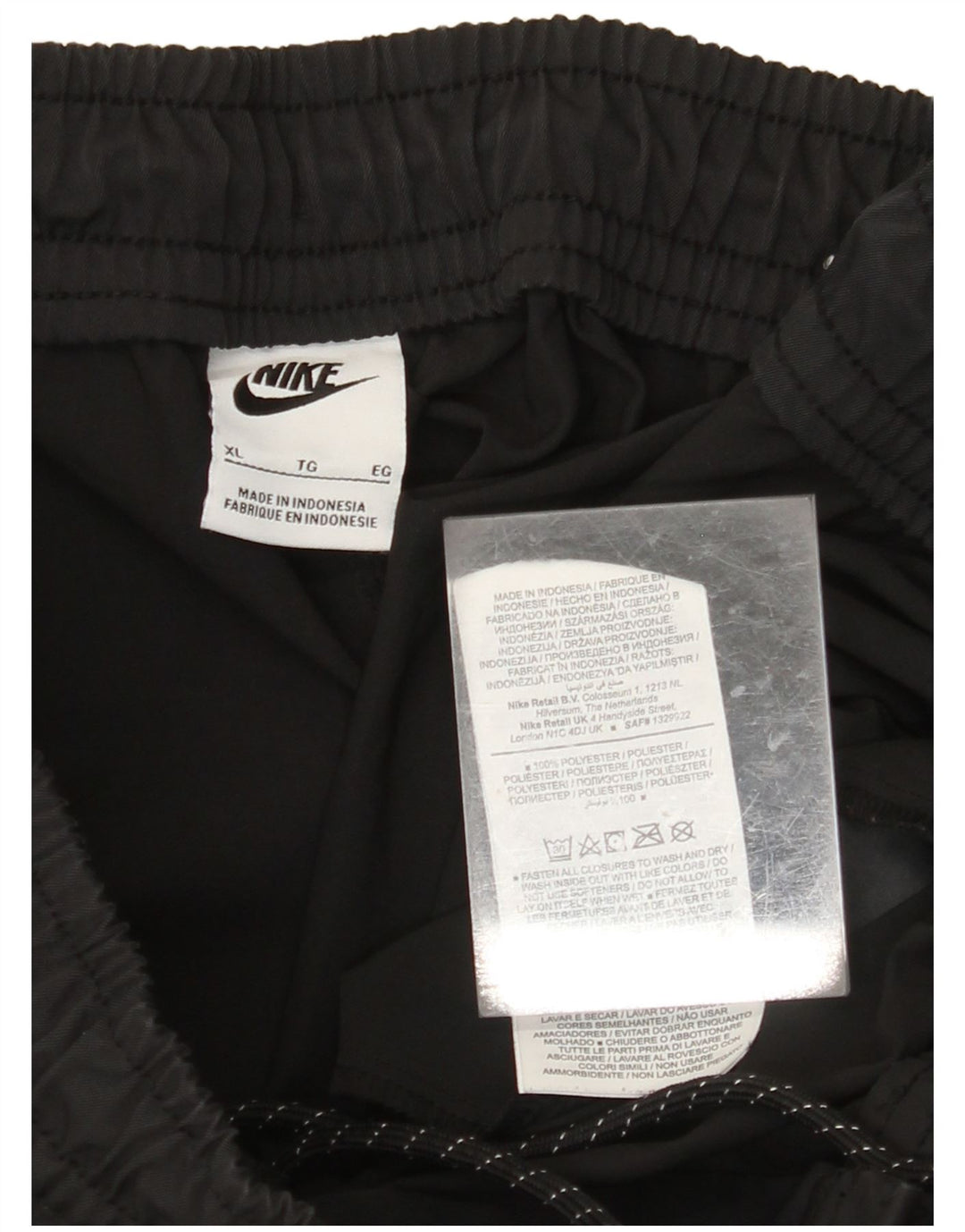 Pantaloni de trening pentru bărbați NIKE XL poliester negru