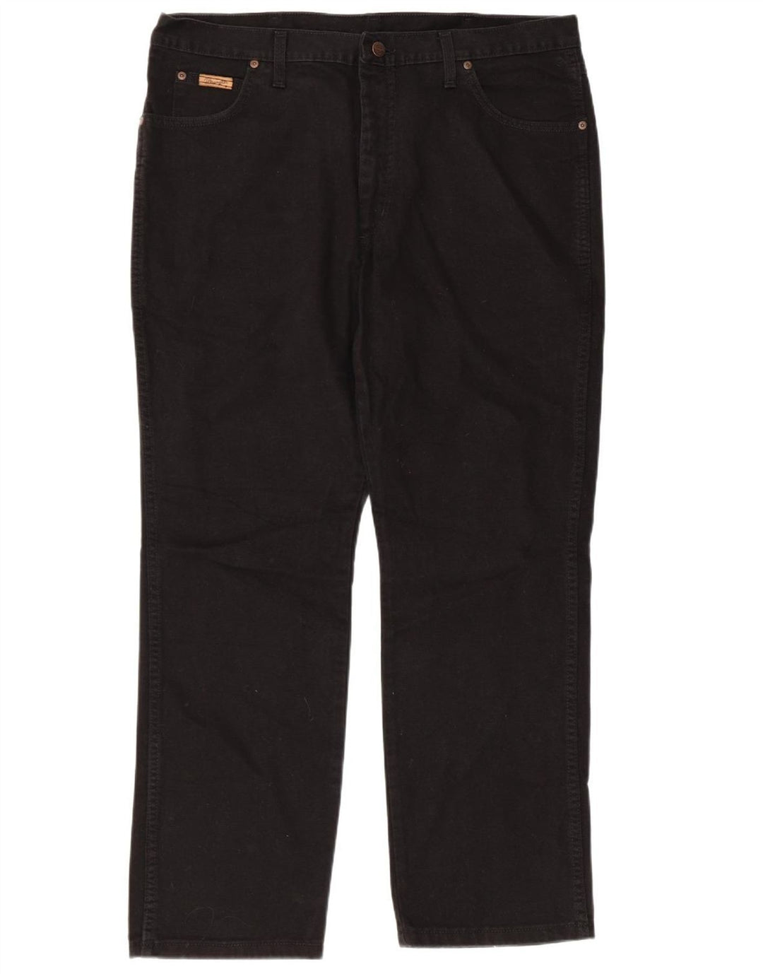 WRANGLER Blugi drepte pentru bărbați Texas W40 L30 bumbac negru